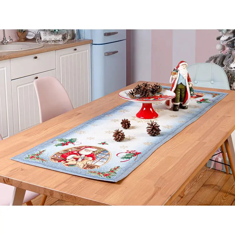 Ранер Lefard Home Textile Hamlet гобеленовий новорічний з люрексом 47х140 см (716-015) - фото 2