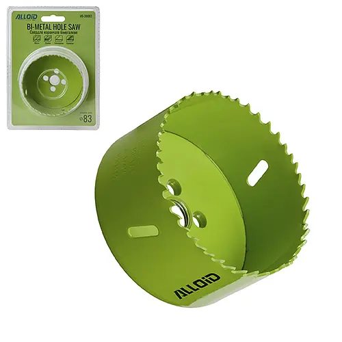 Сверло корончатое Alloid Building Tools биметаллическое 83 мм (HS-30083) - фото 2