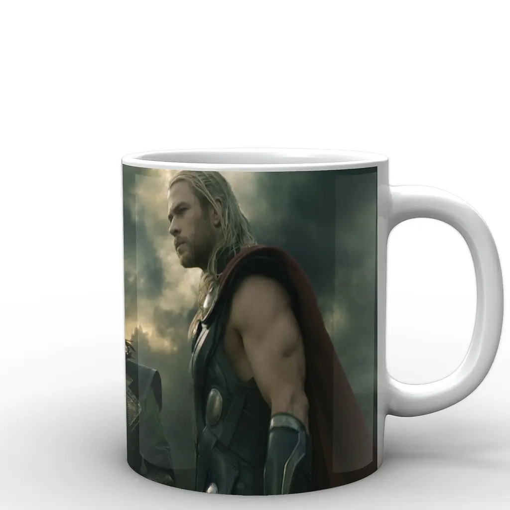 Кухоль GeekLand Тор Thor та Локі TH.02.002 330 мл білий - фото 3