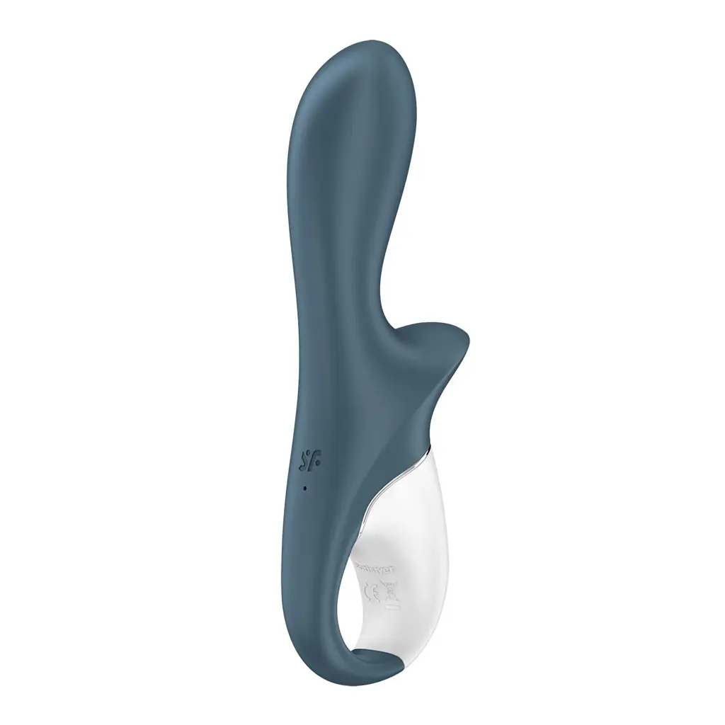 Надувний анальний вібратор Satisfyer Air Pump Booty 2,19х6 см, сірий - фото 3