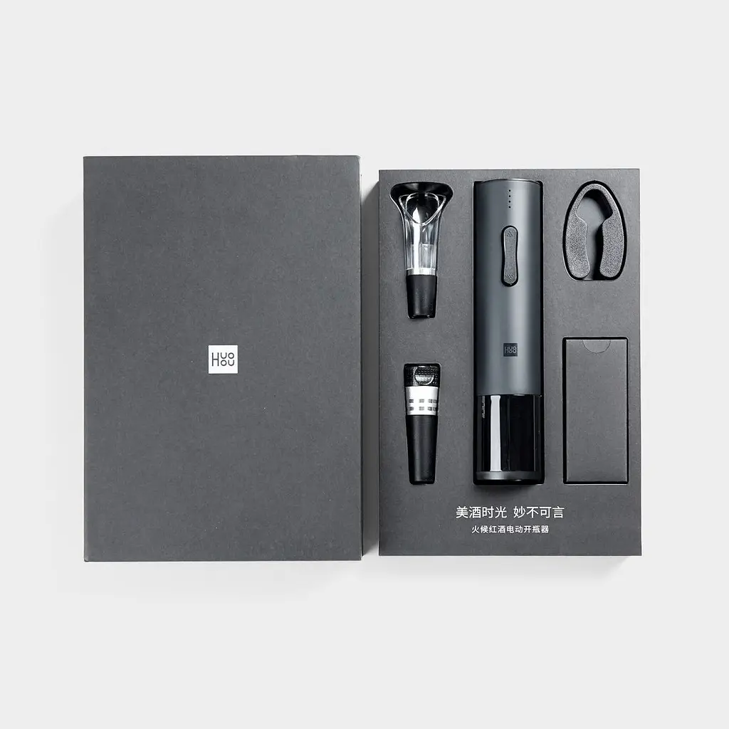 Набір для вина Xiaomi HuoHou Electric Wine Bottle Opener Gift Kit (HU0047) [48641] - фото 5