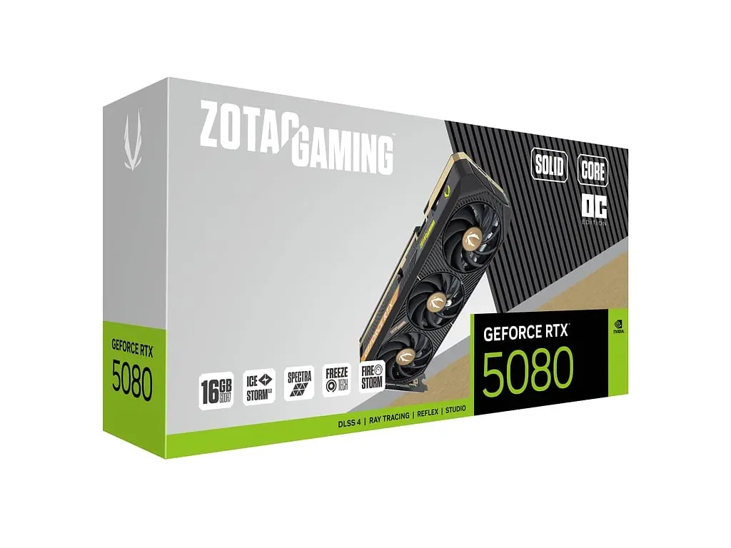 Відеокарта GeForce RTX 5080 16GB Zotac Solid Core OC (ZT-B50800J2-10P) - фото 4