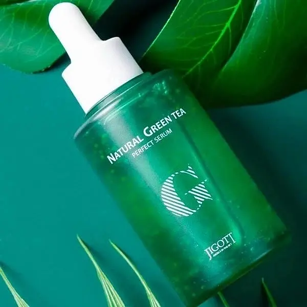 Сыворотка для лица Зеленый чай Natural Green Tea Perfect Serum Jigott 50 мл - фото 2