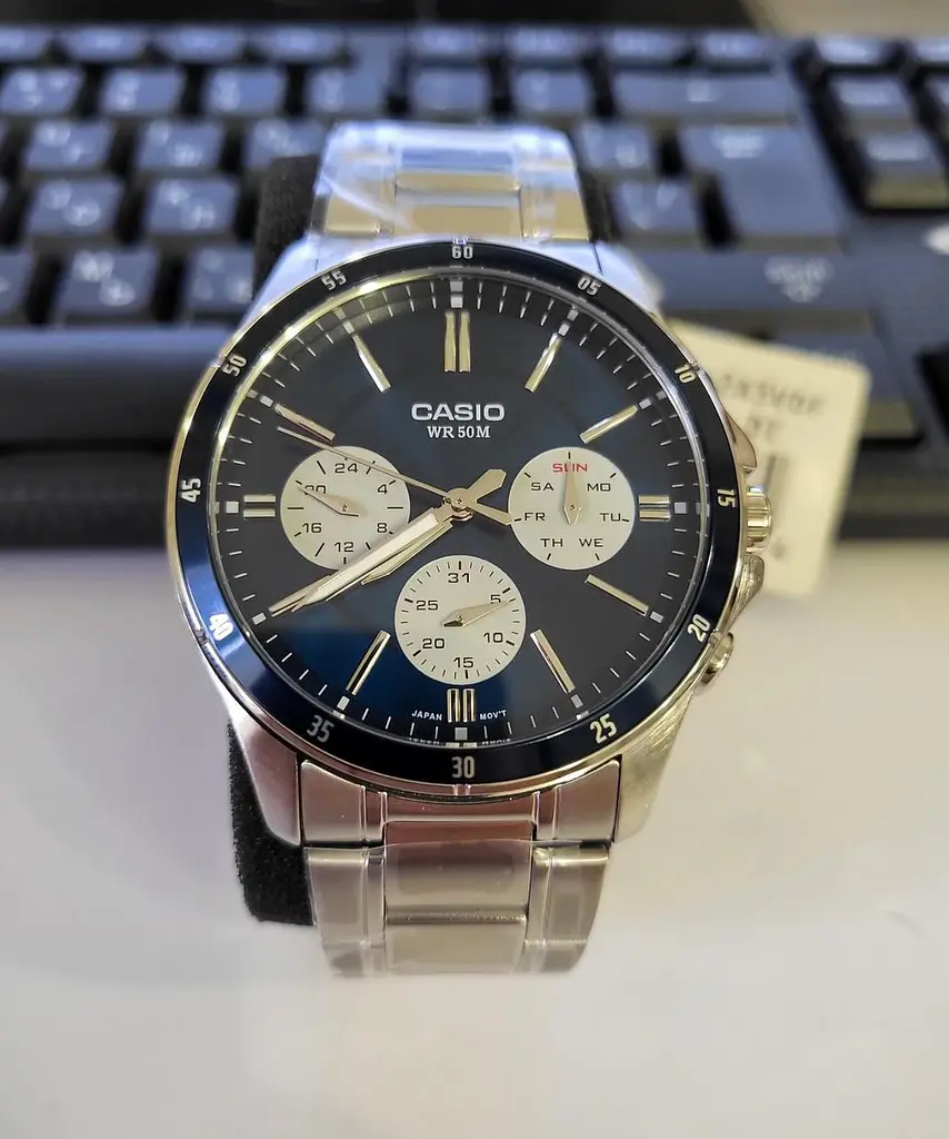 Чоловічий годинник Casio Timeless Collection MTP-1374D-2A3VDF - фото 2
