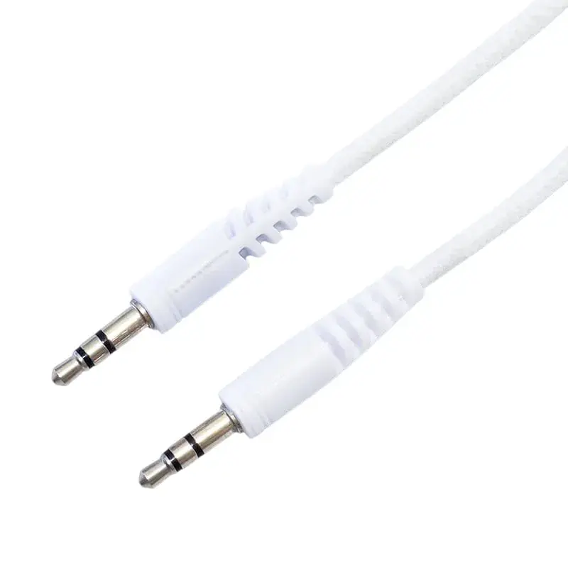 Кабель мультимедійний 3.5mm M to 3.5mm M 1.0m white XQISIT (4029948026954) - фото 8