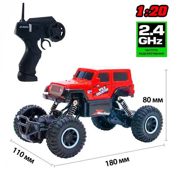 Машинка на радіокеруванні Sulong Toys Off-Road Crawler Wild Country червоний (SL-106AR) - фото 8