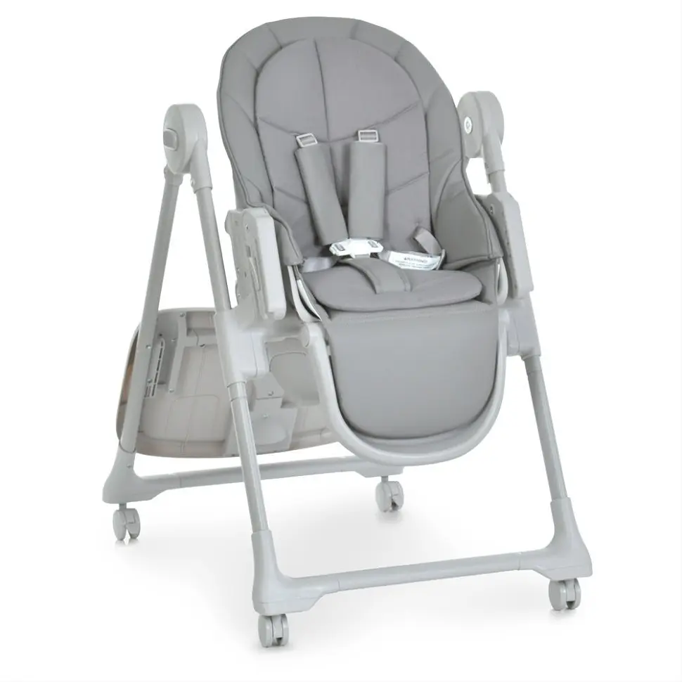 Детский стульчик для кормления El Camino CRYSTAL ME 1037 Nude Gray - фото 4