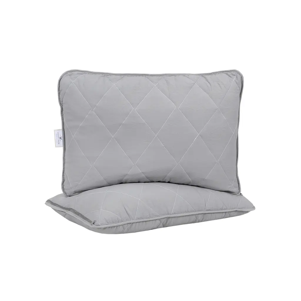 Набор одеяло с подушками Penelope - Colors in Comfort gray серый евро - фото 3