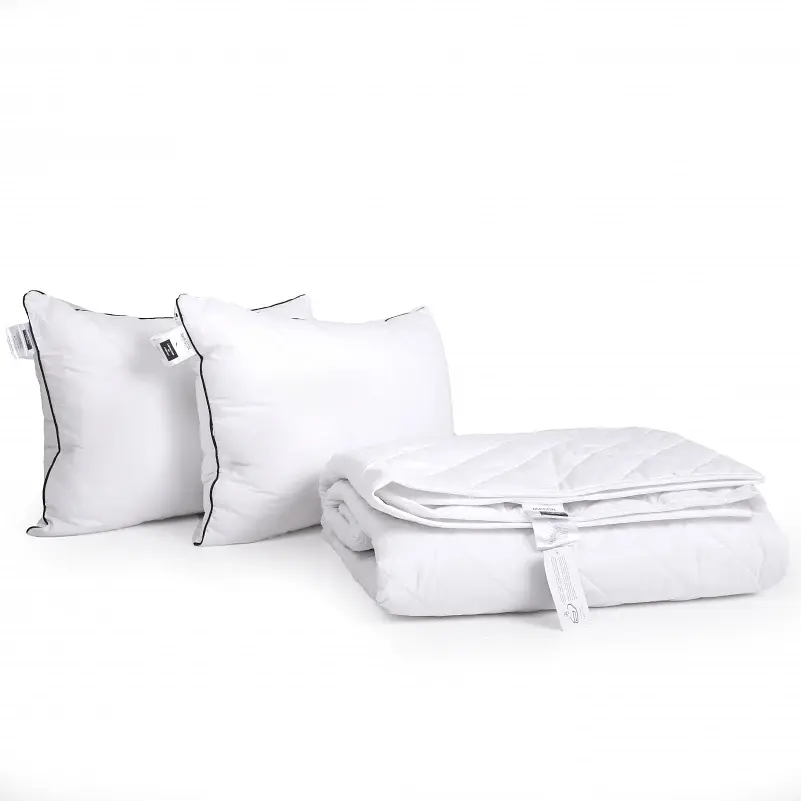 Набір MirSon вовна №9561 Bianco Wool літо ковдра 200х220 см + 2 подушки білий (2200010806533) - фото 2