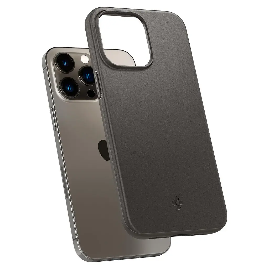 Чохол тонкий Spigen Thin Fit ACS04767 для iPhone 14 Pro Max (6.7") Gunmetal - фото 8