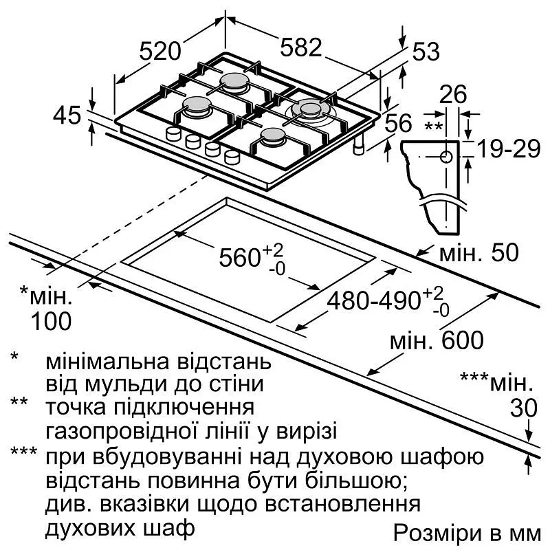 Рабочая поверхность Bosch PGH6B5O93R - фото 7