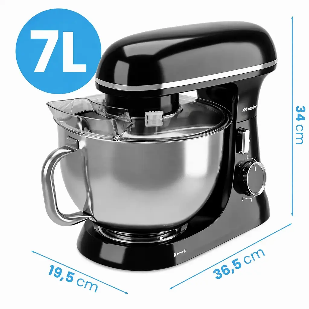 Міксер планетарний - тістоміс Maltec Chef4000W-BL 114851 7л - фото 7