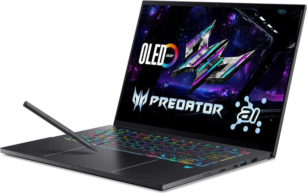 Ноутбук Acer Predator Triton 14 PT14-52T-96T3 (14.5 2.8K OLED 120 Hz, Intel U9-288V, 32 GB, 2 TB, RTX 5070, W11H) (NH.U0GAA.001) - фото 7