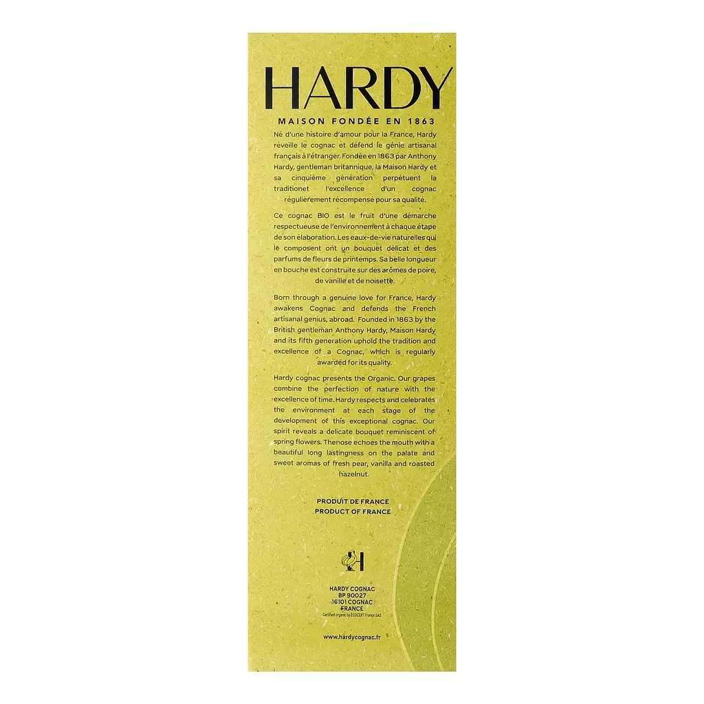 Коньяк Hardy VSOP Organic 40% 0.7 л - фото 6