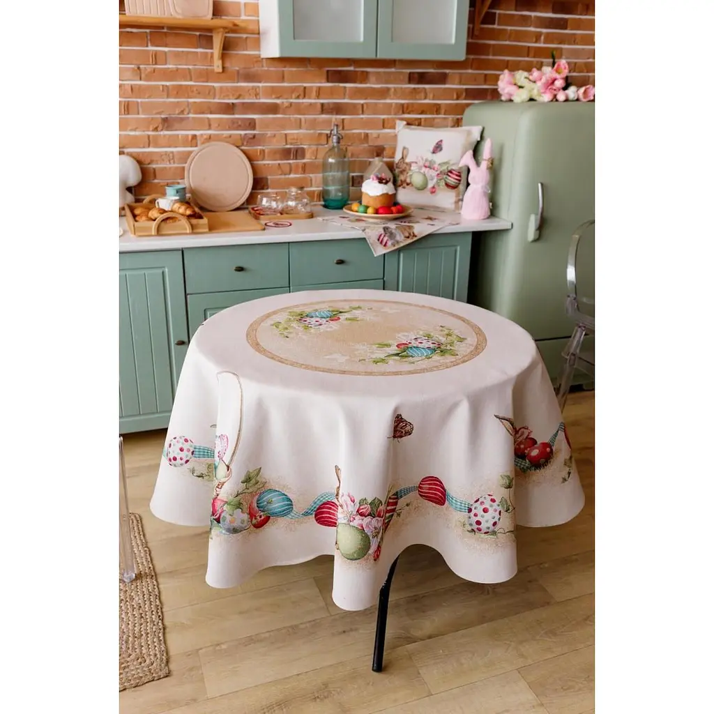Скатертина Прованс Веснянка кругла Dх180 см (34149) - фото 7