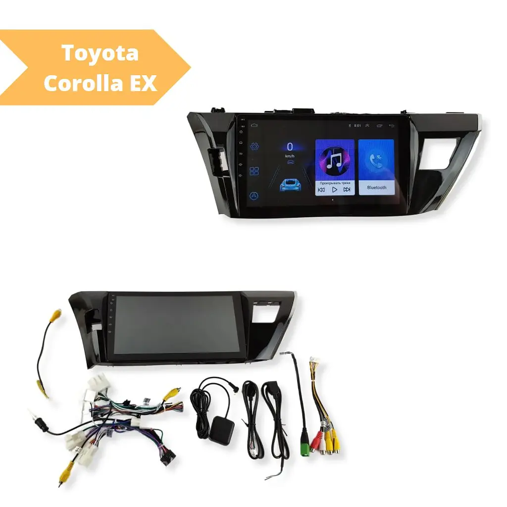 Штатная автомагнитола XPRO Toyota Corolla EX 2007 (9") Android 10.1 (4/32) черный (MER-14138_5408) - фото 6