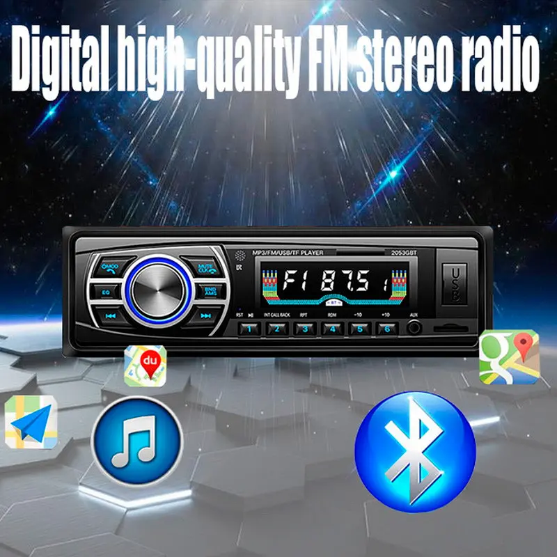 Автомагнітола XPRO 1DIN MP3-8506BT RGB Bluetooth 2.0 (MER-12631_552) - фото 6