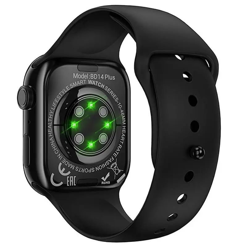 Смарт-годинник BD14 Plus Smart sports watch (call version) Black Borofone teh0030132 - фото 3