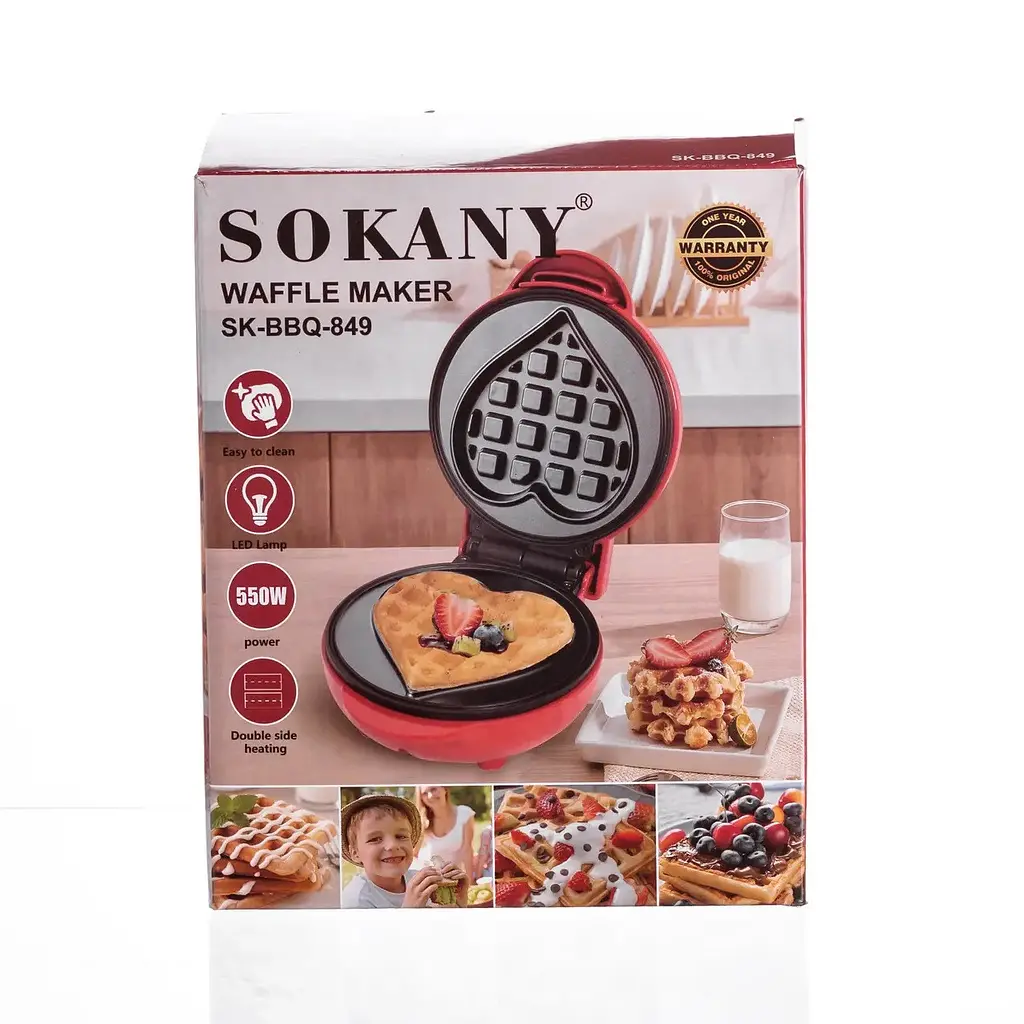Вафельница Sokany SK-BBQ-849 - фото 10