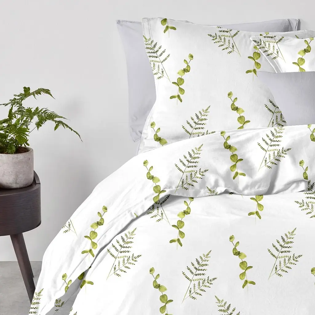 Набір наволочок Cosas G&B foliage 50х70 см шоколадний (SetPillow_FoliageGreen_Brown_50х70) - фото 5
