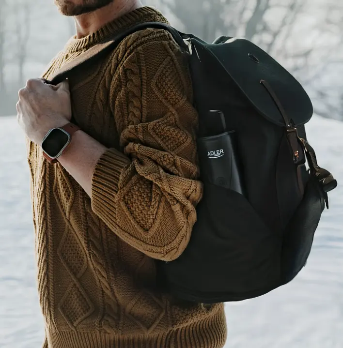 Портативна кавоварка Adler AD 4400 акумулятор 7500 мАг тиск 20 бар живлення від USB для мелених зерен та капсул Nespresso - фото 10