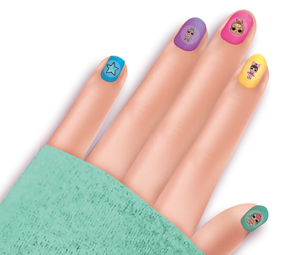 Набір наклейок для нігтів Ses Creative L.O.L. Surprise Модний лук (14193S) - фото 3