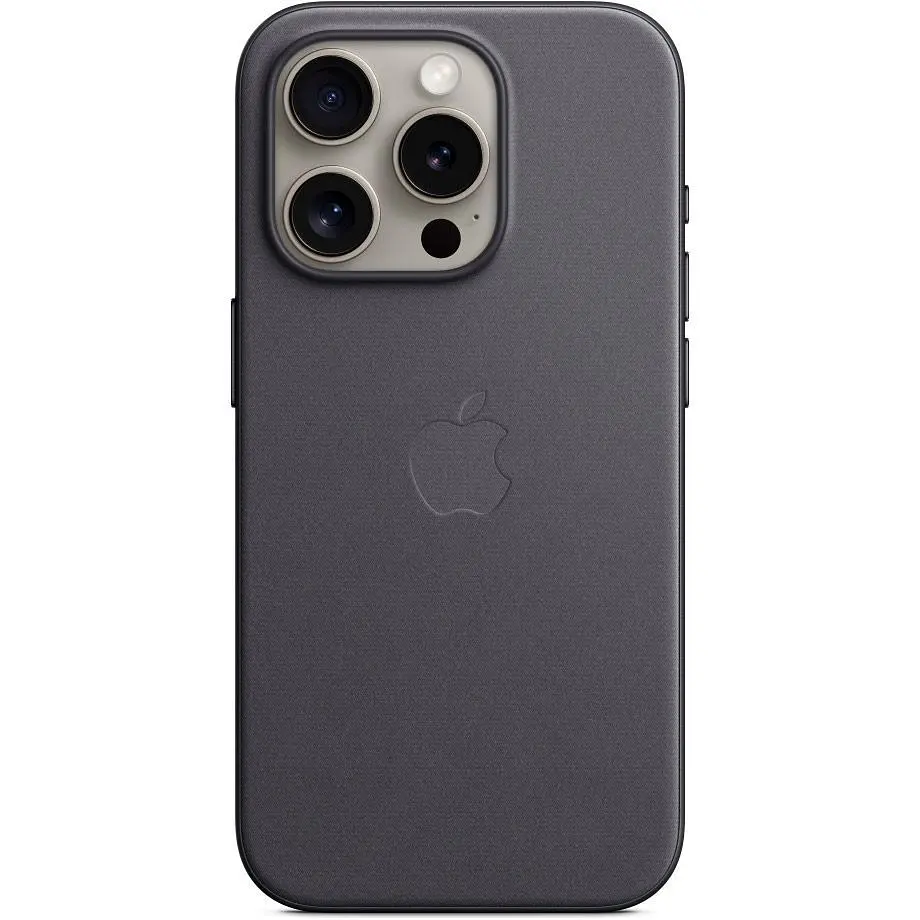 Чохол Apple FineWoven Case with MagSafe для iPhone 15 Pro Black (MT4H3ZM/A) [92955] - фото 4