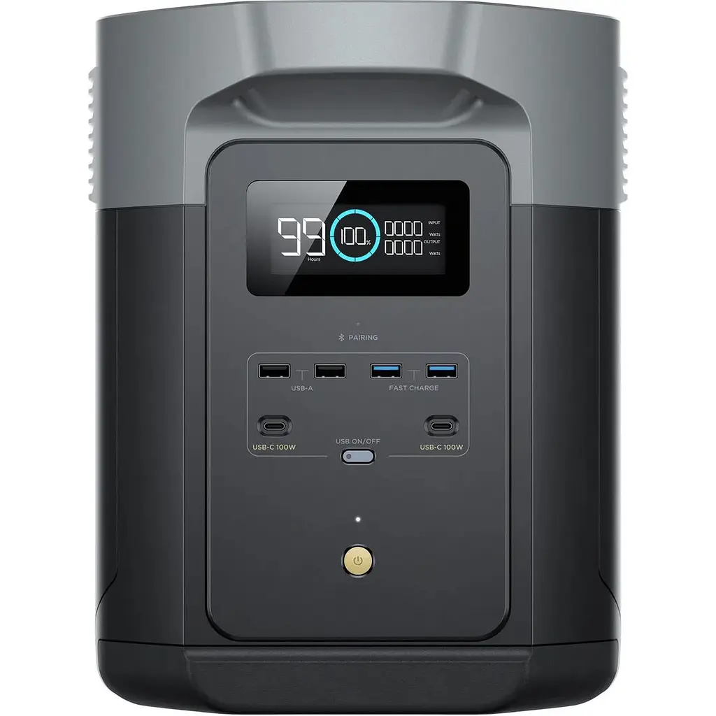 Зарядная станция EcoFlow Delta 2 Max черно-серая - фото 2