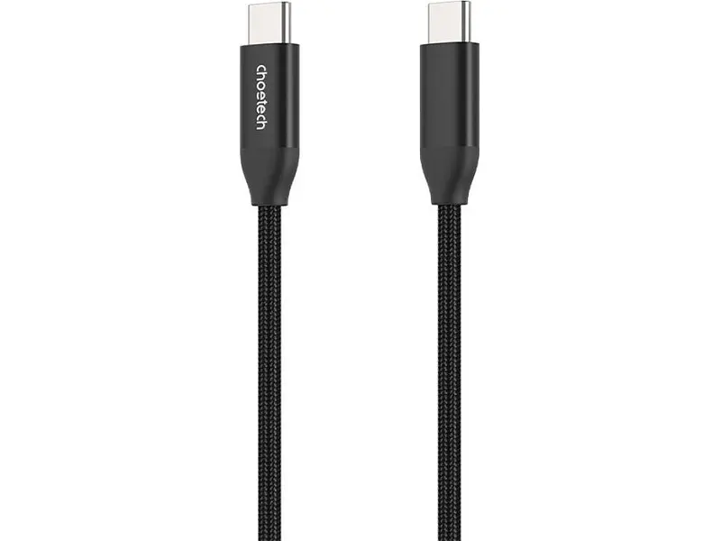 Кабель USB Type-C Choetech USB Type-C to USB Type-C 1m Black (XCC-1035)