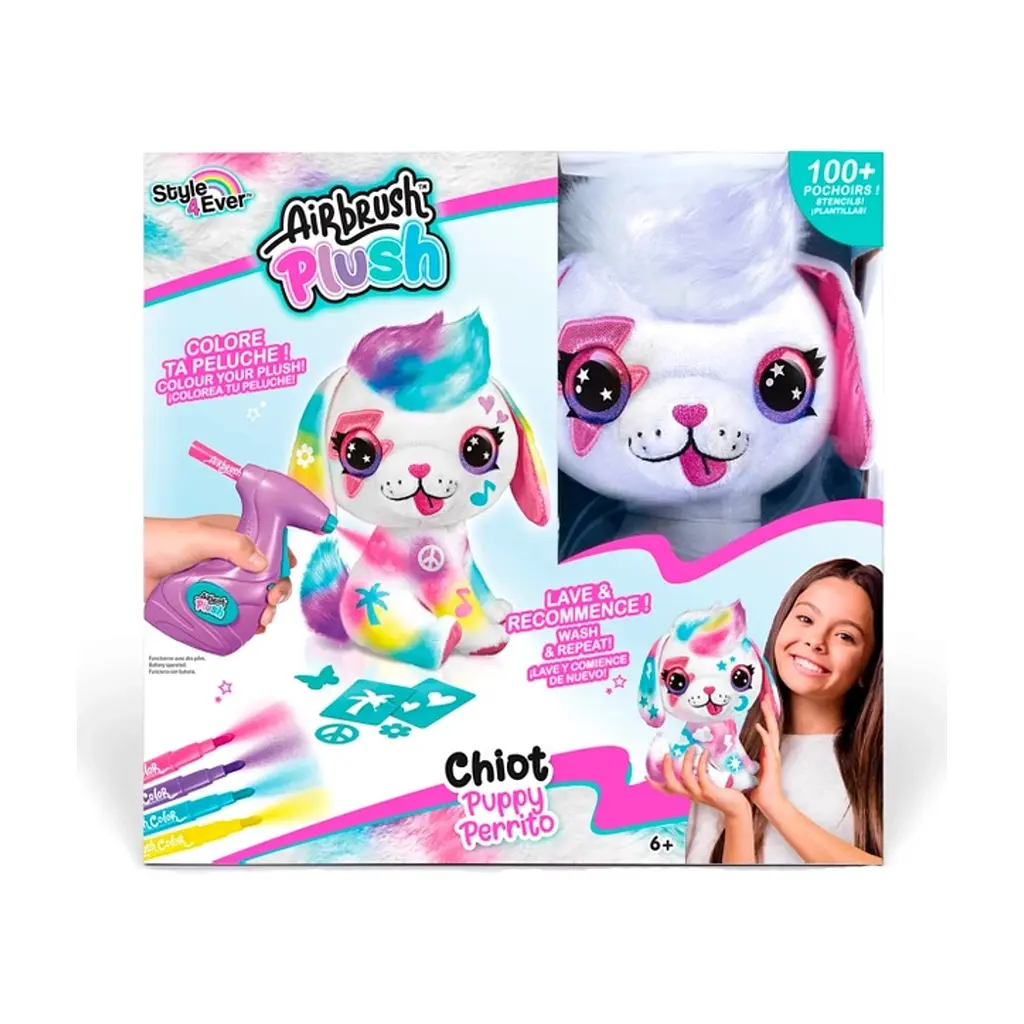 Набір для творчості Canal Toys DIY Airbrush plush Щеня (OFG249/1) - фото 3