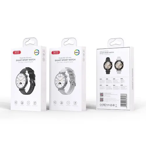 Смарт-часи XO GT4 mini AMOLED Screen Smart Sports Talking Watch чорний - фото 2