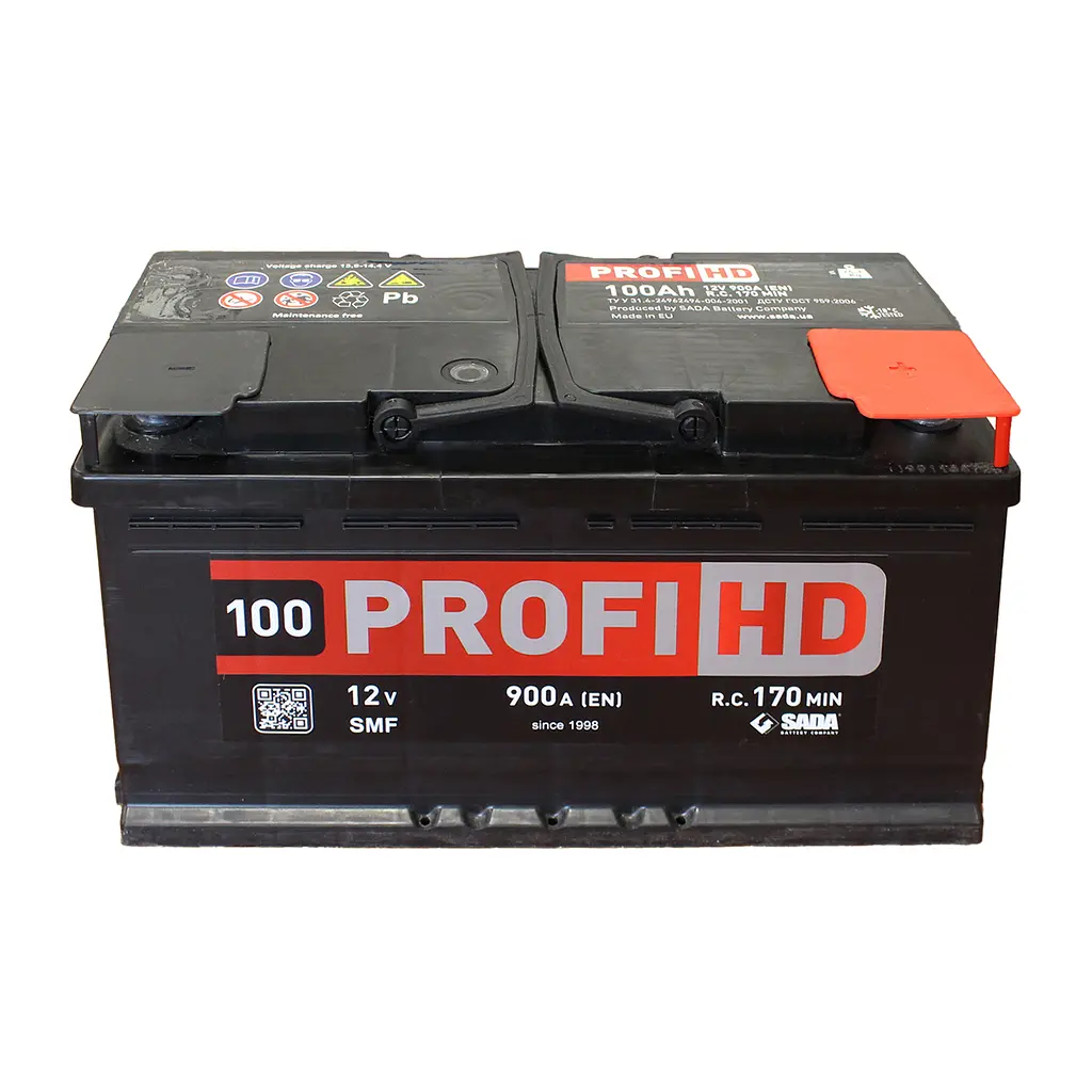 Автомобильный аккумулятор SADA PROFI HD SMF 6СТ-100 (-/+) Евро, 12В 100Ач 900А - фото 2