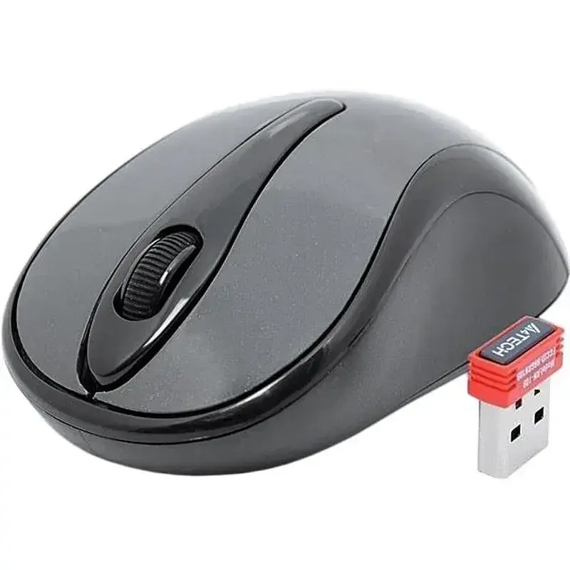 Мишка бездротова A4-Tech G3-280N USB Glossy Grey - фото 5