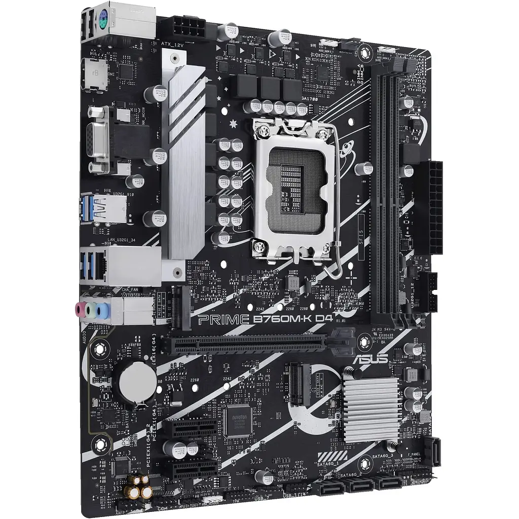 Материнська плата Asus Prime B760M-K D4 s1700 B760 2xDDR4 M.2 HDMI D-Sub mATX - фото 4