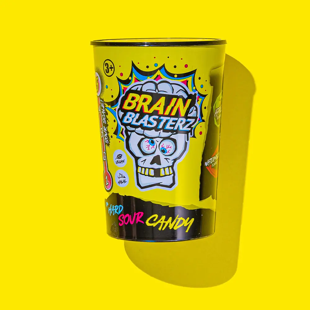 Кислі цукерки Brain Blasterz Super Sour Candy 45г - фото 4