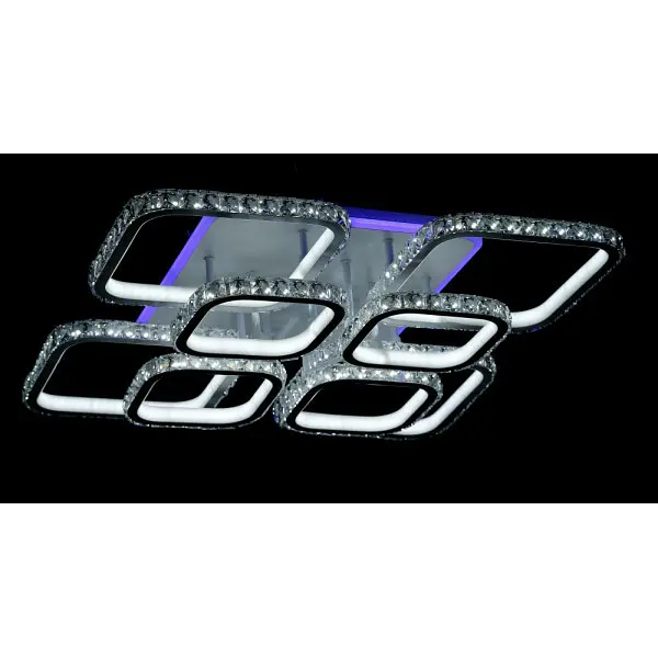 Стельова LED люстра з пультом і нічником Splendid-Ray 30-4023-13 - фото 5