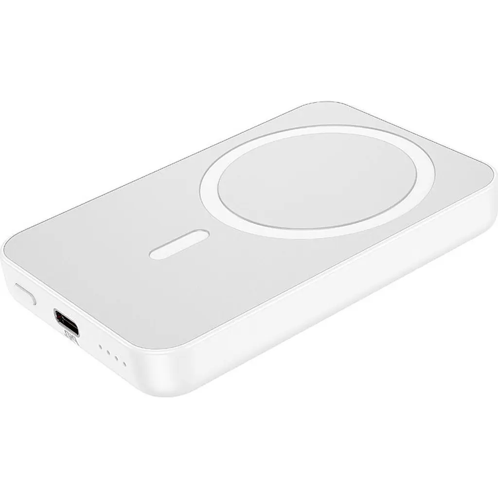 Зовнішній акумулятор Hoco J109 Easy MagSafe 5000mAh 20W White [103294] - фото 3