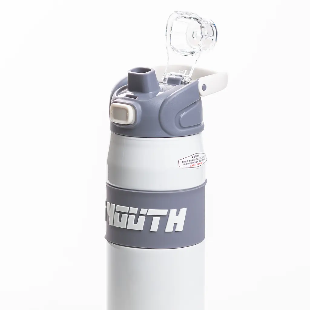 Термос спортивний TO YOUTH 680 мл з мундштуком, білий Yiwu HP-14-54W - фото 15