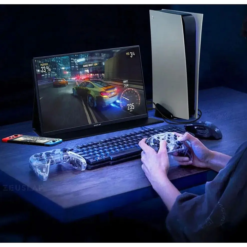 Портативный монитор Zeuslap Z14 Lite Pro Black [114219] - фото 5