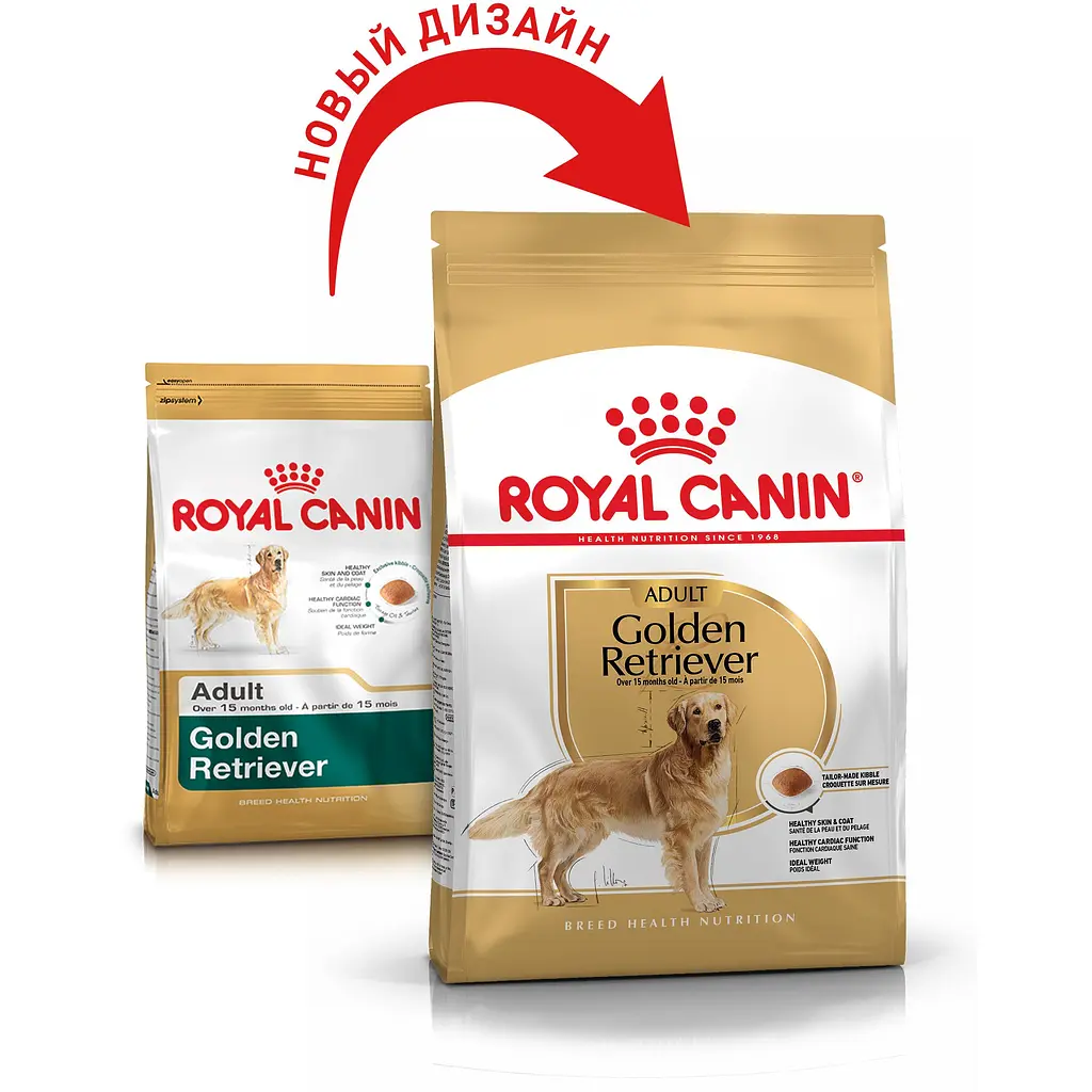 Сухий корм для дорослих собак Royal Canin Golden Retriever Adult з м'ясом птиці та кукурудзою 12 кг - фото 2