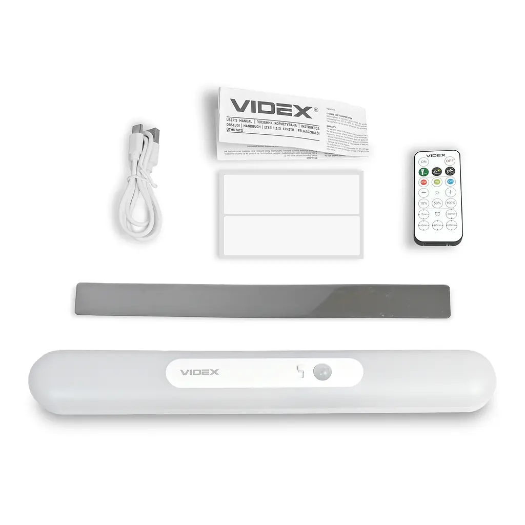 LED світильник акумуляторний з датчиком руху Videx VL-NL013W-SR (28223-000) - фото 10