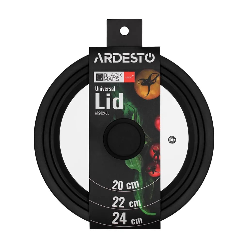 Кришка для посуду ARDESTO Black Mars Smart 20/22/24 см (AR2024UL) - фото 2