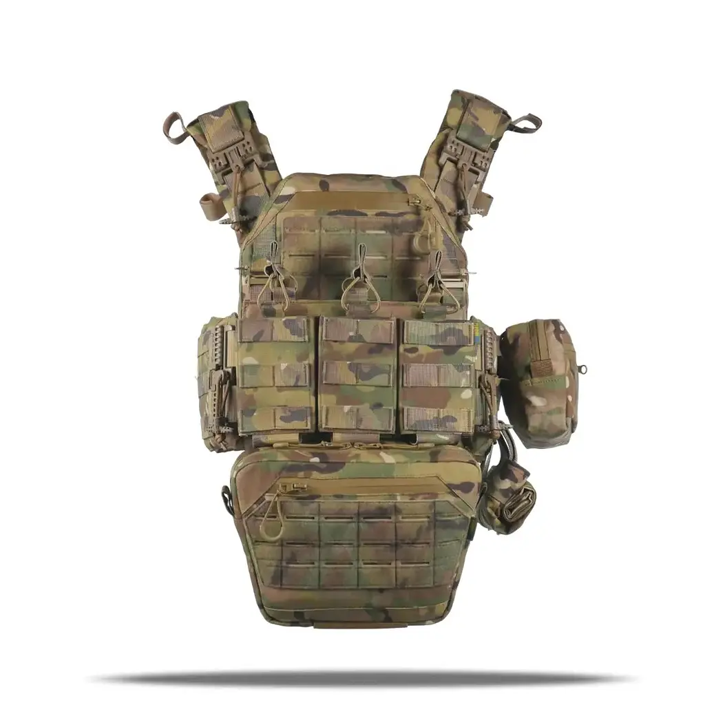 Плитоноска Kiborg GU gen.2 + 6 підсумків MultiCam (1000-k45003) - фото 2