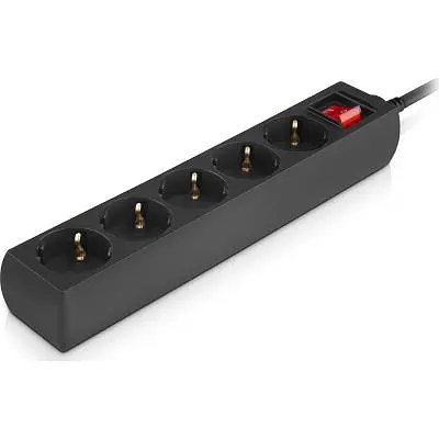 Мережевий фільтр живлення REAL-EL RS-PROTECT M 10m, black (EL122300037) - фото 5
