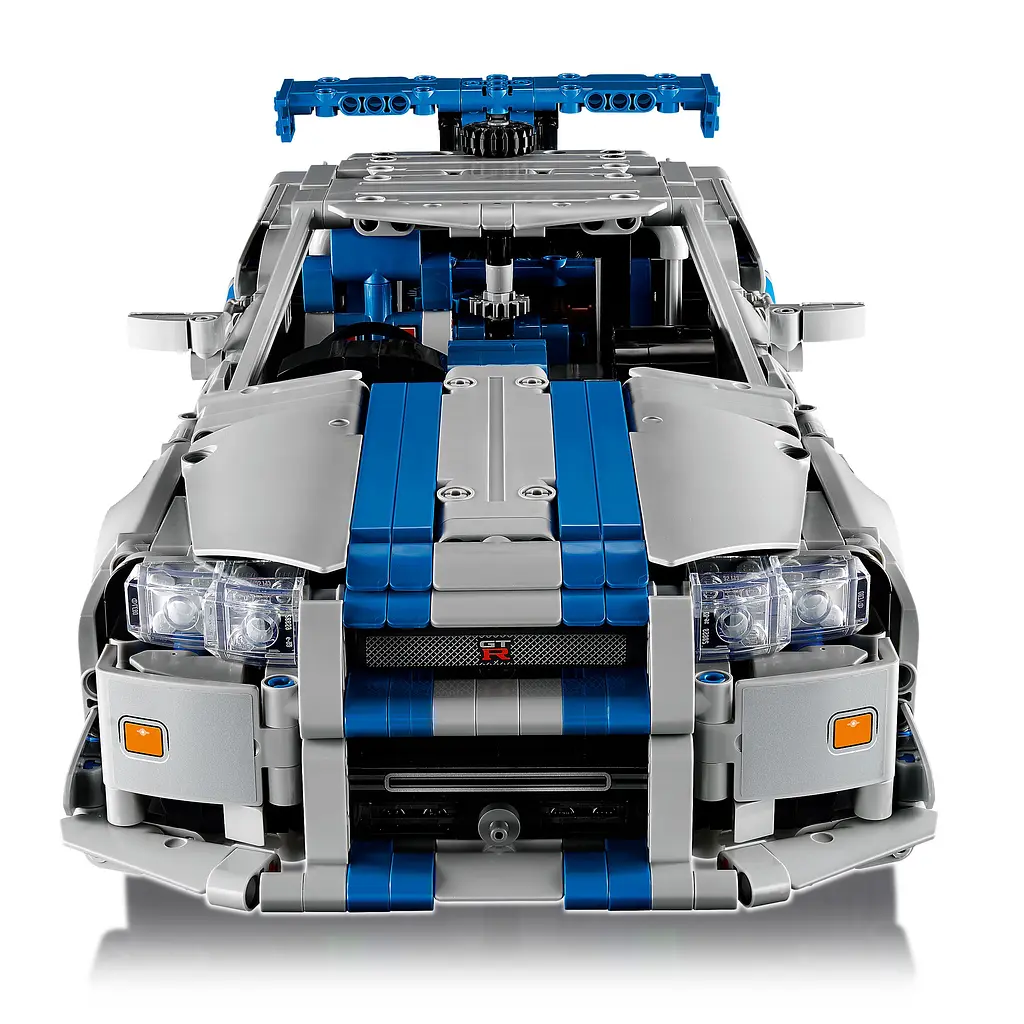 Конструктор LEGO Technic Двойной форсаж Автомобиль Nissan Skyline GT-R (R34) 1410 деталей (42210) - фото 6