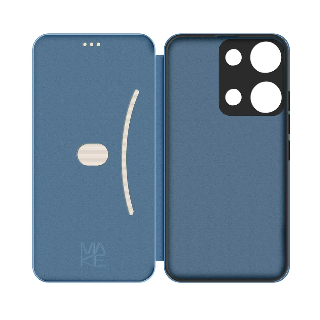 Чохол-книжка MAKE Xiaomi Redmi Note 14S Flip Ocean Blue - фото 4