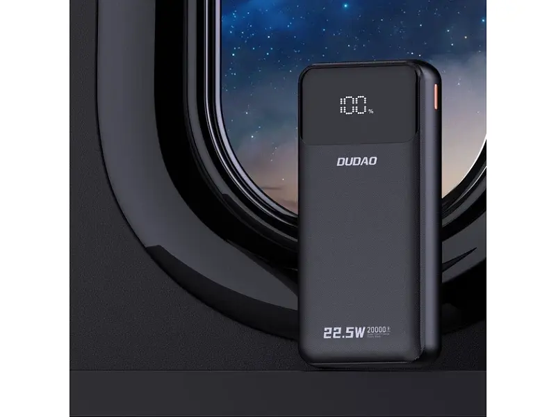 Зовнішній акумулятор (Power Bank) Dudao K15Pro 20000 mAh 22.5W Black (6977196682430) - фото 5
