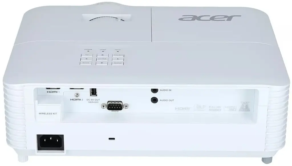 Acer Проектор домашнього кінотеатру H6546 FHD, 5200 lm, 1.48-1.62 - фото 5
