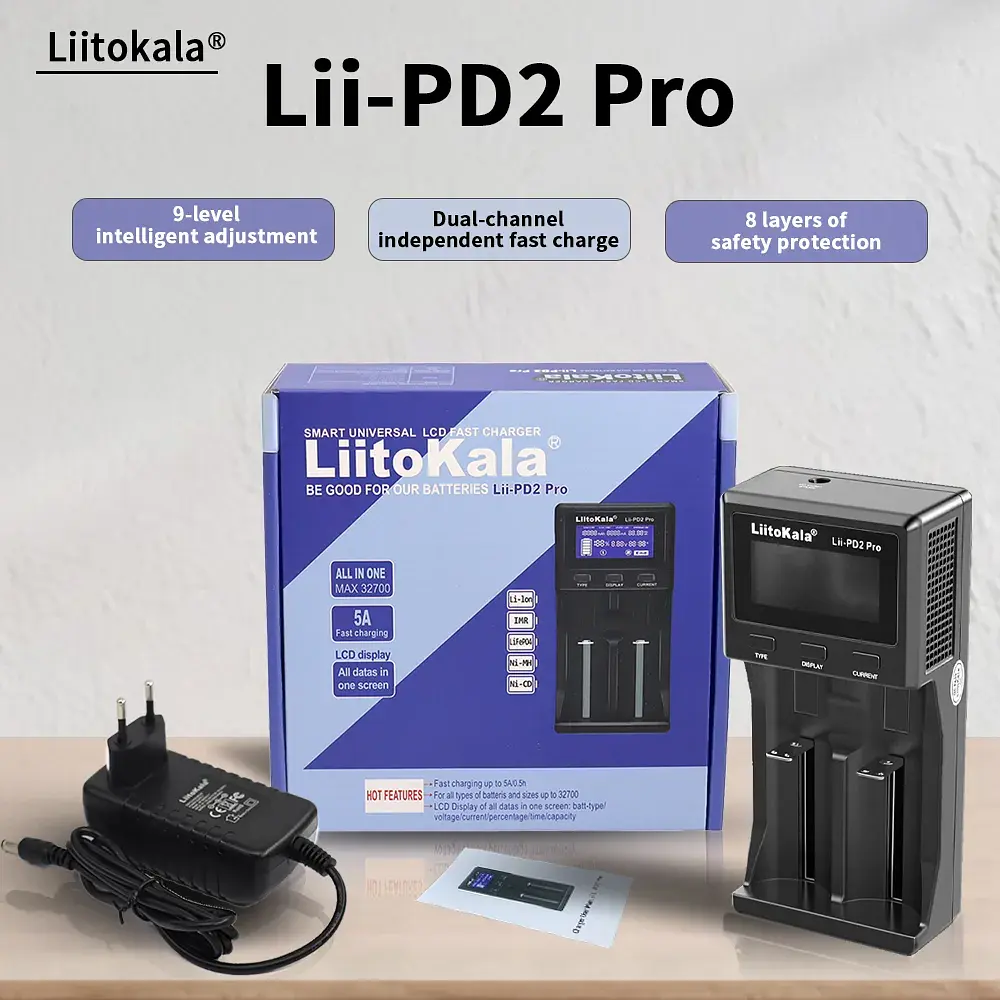 Зарядний пристрій Liitokala Lii-PD2 Pro - фото 4