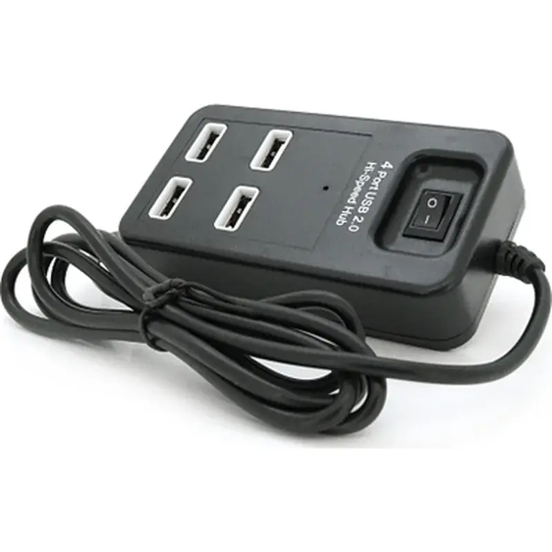 Концентратор Voltronic USB 2.0 to 4xUSB black (YT-HWS4-B) - фото 3